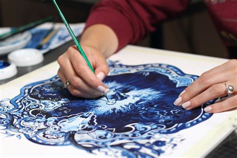 Artist Uses Vibrant Colored Inks To Breathe Vivid Life Into Her