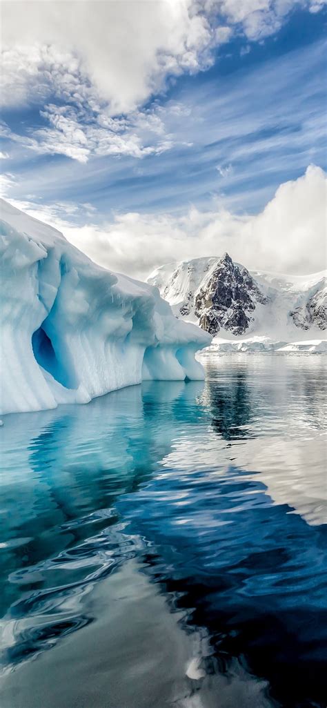 Antarctica Iceberg Ocean 8k Nature Antarctica