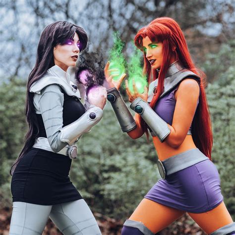 [self] “surprised To See Me Little Sister” Starfire Witchy Brew And Blackfire