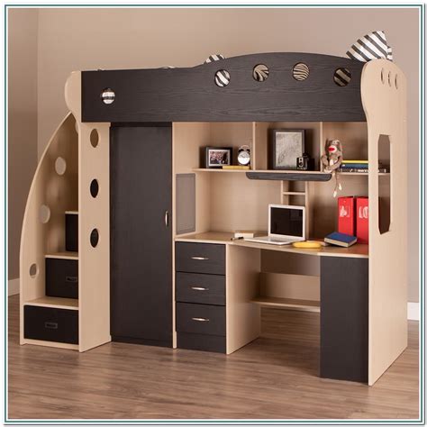 Loft Bunk Bed With Desk Ikea Bedroom Home Decorating Ideas Xlwg0lekrb