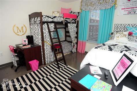 Ole Miss Dorm Room Makeover Contemporary Sovrum Miami Av Decor
