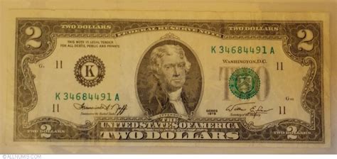 2 Dollars 1976 K 1976 Issue United States Of America Banknote 7149