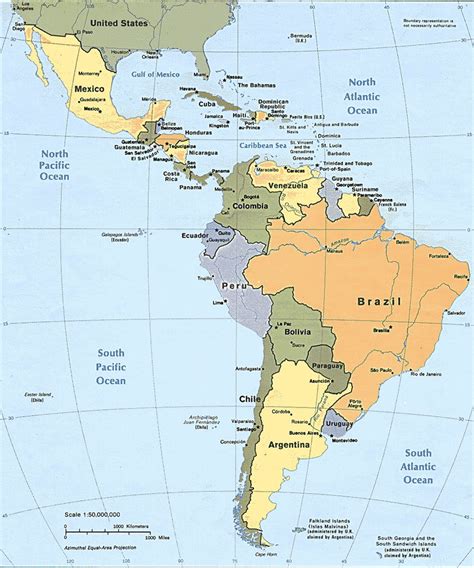 Obryadii00 Physical Map Of South America And Central America