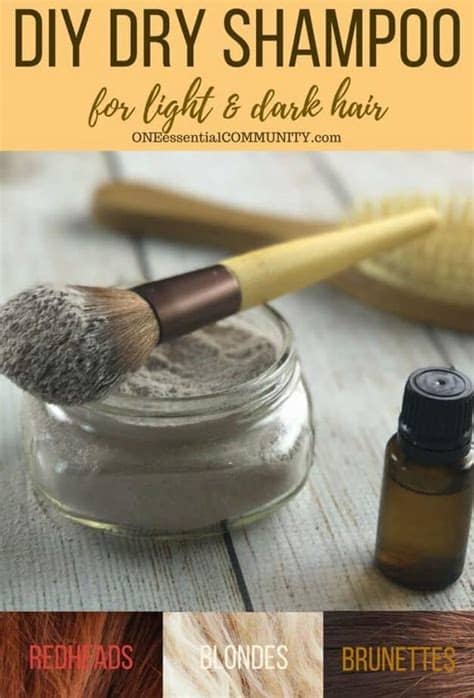 Purple shampoo is an absolute necessity for blondes to use in between hair coloring sessions as it easily helps keeps your blonde beautiful. Best DIY Dry Shampoo for Light & Dark Hair - ONE essential ...