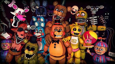 All Of The Animatronics From Fnaf 2 And Behind😁 Anime Fnaf Fnaf