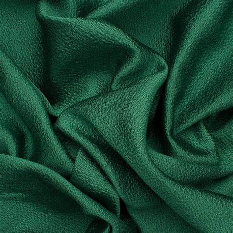 Designer Dark Emerald Green Metallic Cloqué £6590metre Joel And Son
