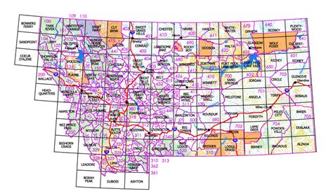 Montana Deer Elk And Mountain Lion Hunting Districts Maps Public