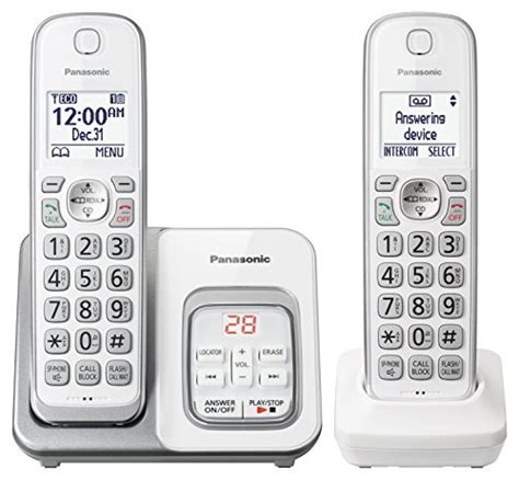 Panasonic Dect 60 Expandable Cordless Phone With Answering Machine And