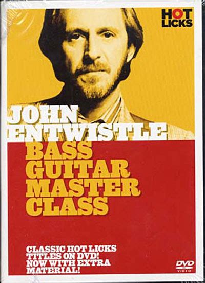 Entwistle John Bass Guitar Master Class Dvd Zone 2 Achat And Prix Fnac
