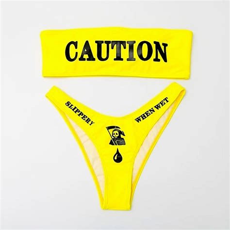 Caution Slippery When Wet Bikini My Xxx Hot Girl