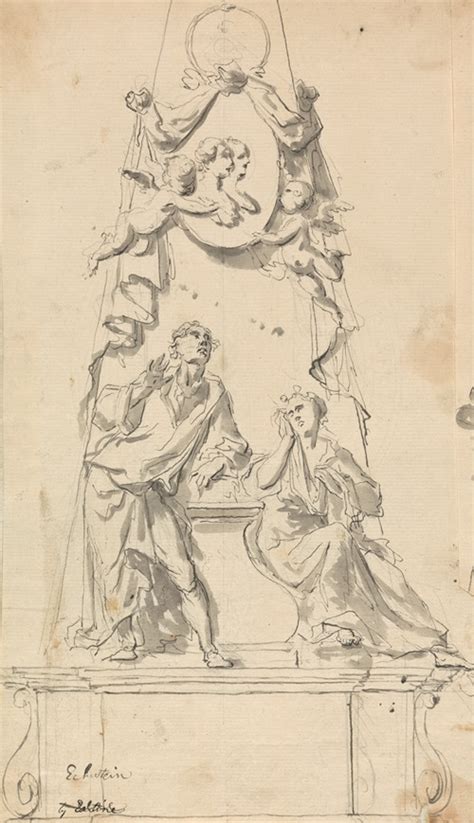 design for funerary monument by john eckstein artvee