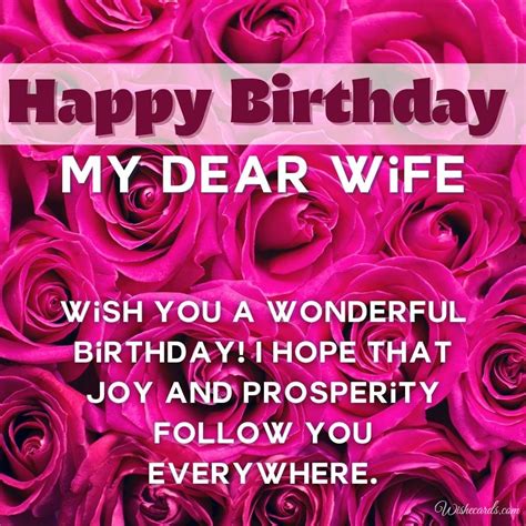 Top 15 Birthday Cards For Wife With Best Wishes From Husband