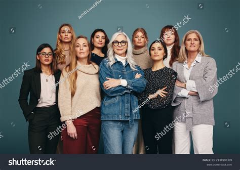 Strong Independent Women Different Ages Standing Stock Photo Shutterstock