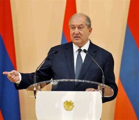 Armen Sarkissian Le R Glement Du Conflit Du Haut Karabagh Doit Se