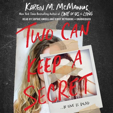 Two Can Keep A Secret By Mcmanus Karen M