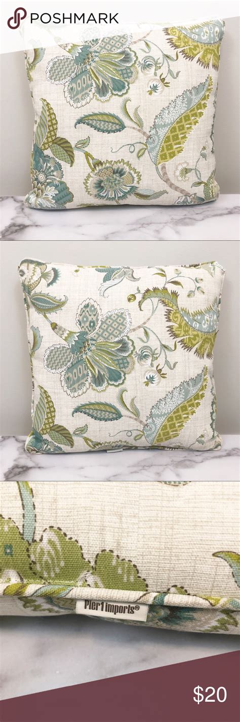 Choose from solid, patterned, outdoor, and more at pier1.com! Pier One paisley indoor / outdoor throw pillow 16" | Throw pillows, Outdoor throw pillows, Pier one