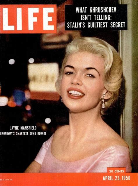 Jayne Mansfield Broadways Smartest Dumb Blonde 1956 Click Americana