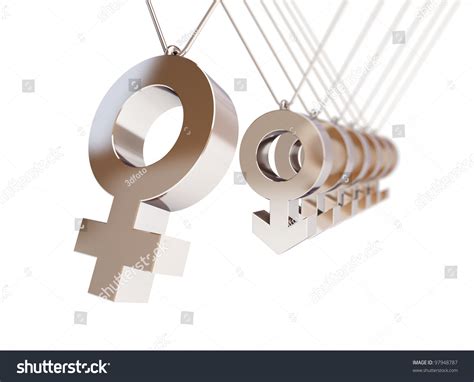 Symbol Female Sex Newtons Cradle Stock Illustration 97948787 Shutterstock