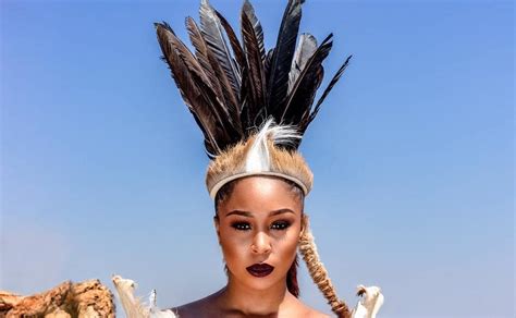 Minnie Dlamini Channels Her Inner Zulu Warrior For Heritageday And She