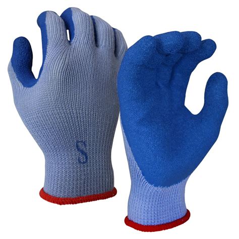 24 pairs premium blue latex rubber palm coat work safety gloves online shopping mall we offer