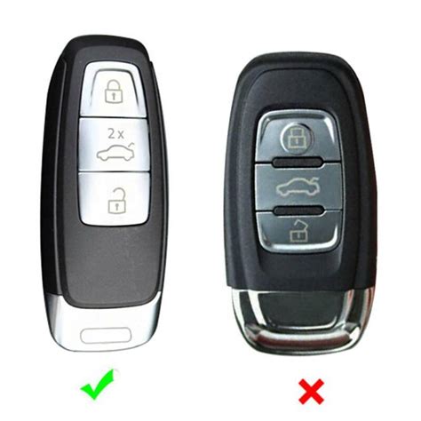 Car Key Cover Silicone Remote Key Fob Shell For Audi A6l A7 A8 E Tron