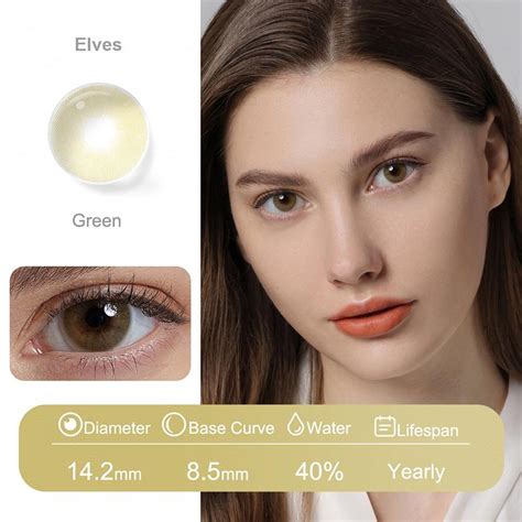 Buy Natural Color Lens 1 Pair Yearly Color Contact Lenses For Eyes Blue Gray Beauty Pupils