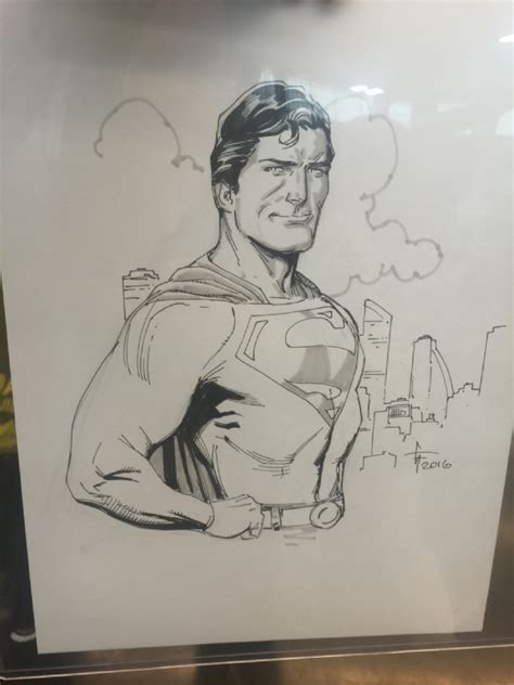 Gary Frank Superman In Russell Kutzelman S Commissions Comic Art