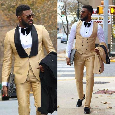 White And Gold Wedding Suits The Perfect Way To Groom For Your Big