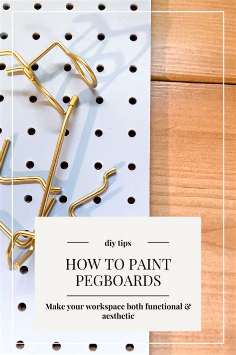 How To Paint Pegboards In 2022 Painted Pegboard Peg Board Diy Painting