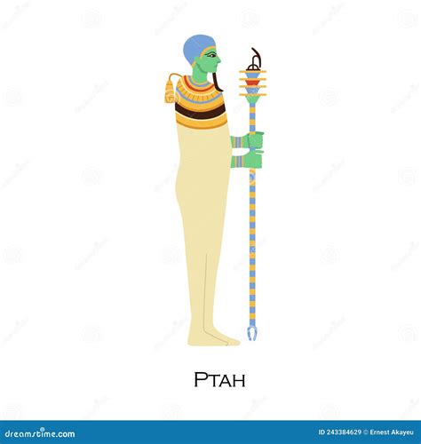 Ptah Old Egyptian God Patron Of Creators Craftsmen Ancient Egypts