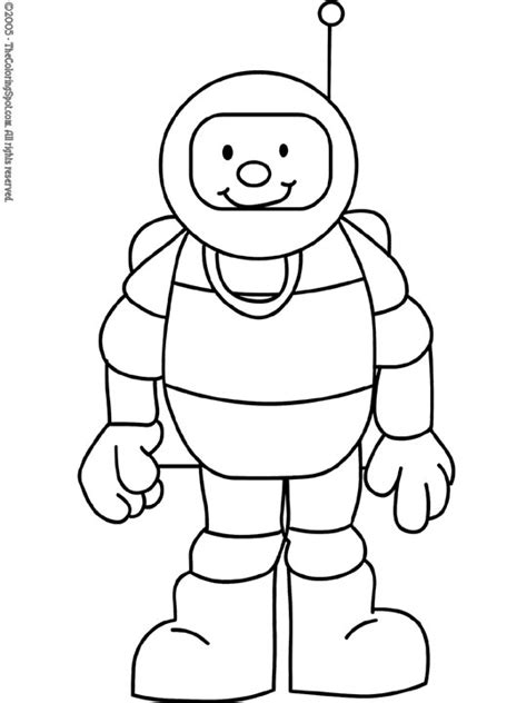 Year 2100 stellar module orbiting starship station cartoon nasa astronaut on lunar crater hollow space base center moon buggy car coloring and crafts for kids to gain knowledge of astronomy in our night sky. Astronaut Coloring Page | Audio Stories for Kids | Free Coloring Pages | Colouring Printables