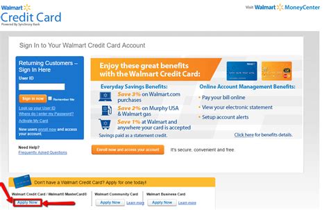 Access your account online at www.walmartrewardsmc.ca a any time to access your walmart reward mastercard account (where you can view your balance, statements, transaction history and more). How to Apply to Walmart Credit Card - CreditSpot