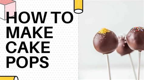 How To Make Cake Pops From Scratch Without Leftover Cake Youtube