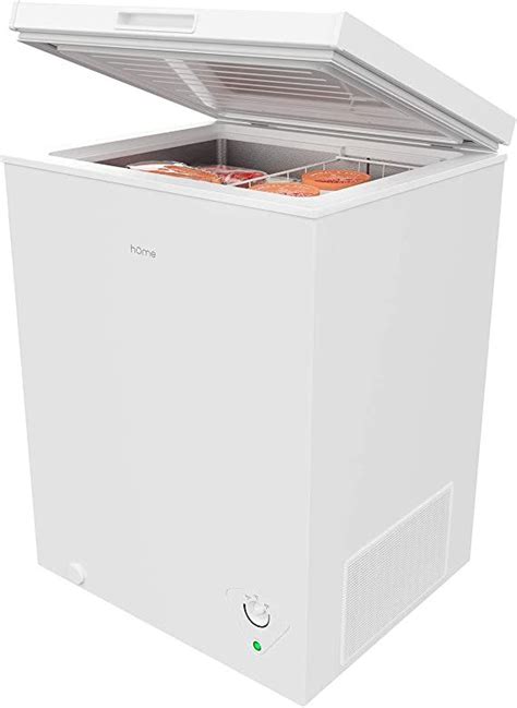 homelabs 5 cubic feet chest freezer top door deep freezer with manual defrost and easy access