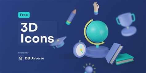 Edic Free 3d Icons Education Pack Figma