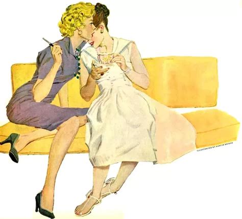 Vintage Lesbian Lesbian Art Vintage Pinup Vintage Art Vintage 1950s