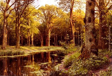 Peder Mork Monsted A Forest Stream Painting Anysize 50 Off A Forest