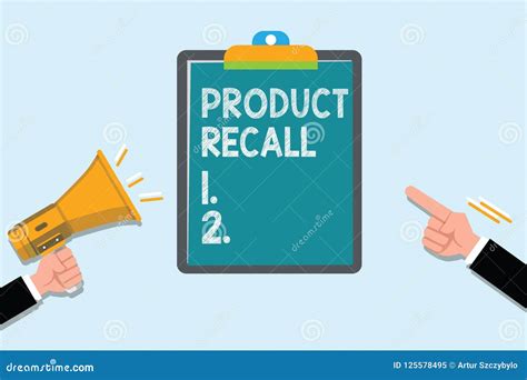 Conceptual Hand Writing Showing Product Recall Business Photo Text