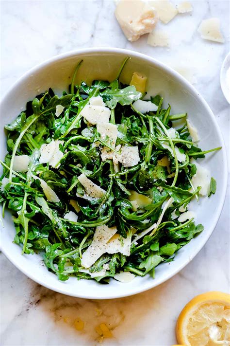 Arugula Salad With Shaved Parmesan Three Ways Foodiecrush Com