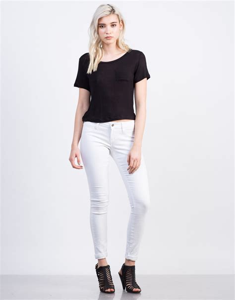 Classic White Skinny Jeans White Denim White Jeans 2020ave