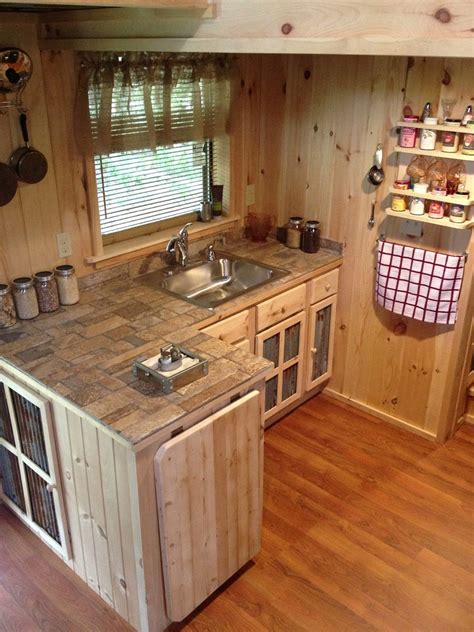 A 240 Square Feet Tiny House With Downstairs Office Upstairs Sleeping