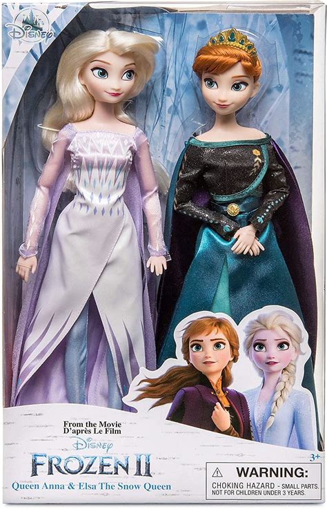 Frozen 2 Disney Queen Anna And Snow Queen Elsa Doll Set Of 2 Classic