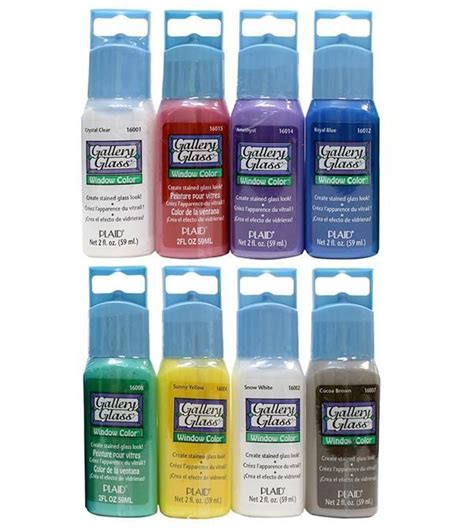 Plaid Gallery Glass Window Color Beginner Set 2 Ounce