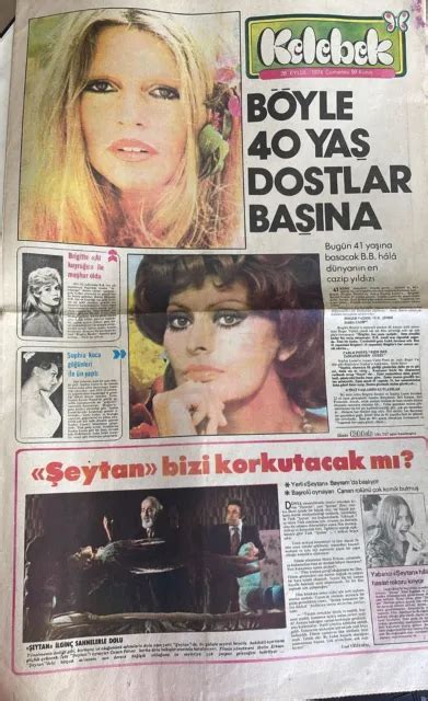 sophia loren brigitte bardot rare cover newspaper middle east 1974 complete 30 00 picclick