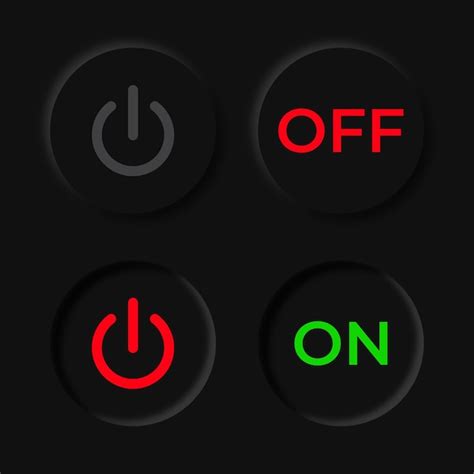 Premium Vector Vector Turn Off And Turn On Button In Neumorphism Style