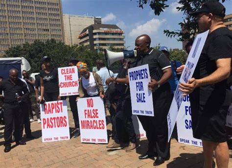 Christians March Against ‘false Prophets Bushiri Fights