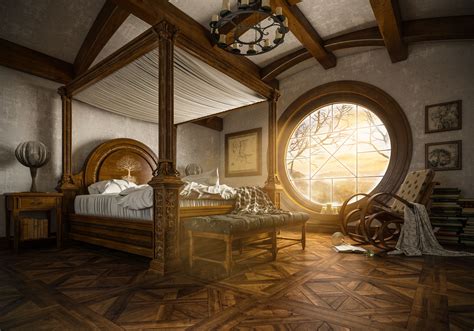 Check Out This Behance Project Hobbit Bedroom Behance