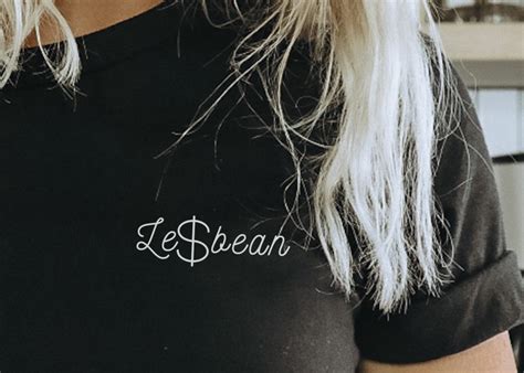 Lesbean Lesbian Le Dollar Bean Tik Tok Tee BLACK Etsy