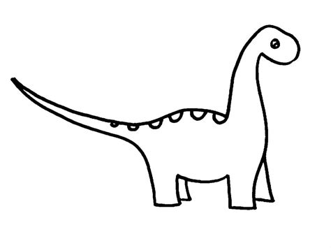 Dinosaur Line Drawing At Explore Collection Of