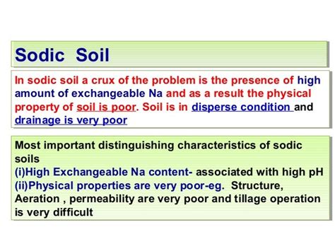 Sodic Soil Pkm